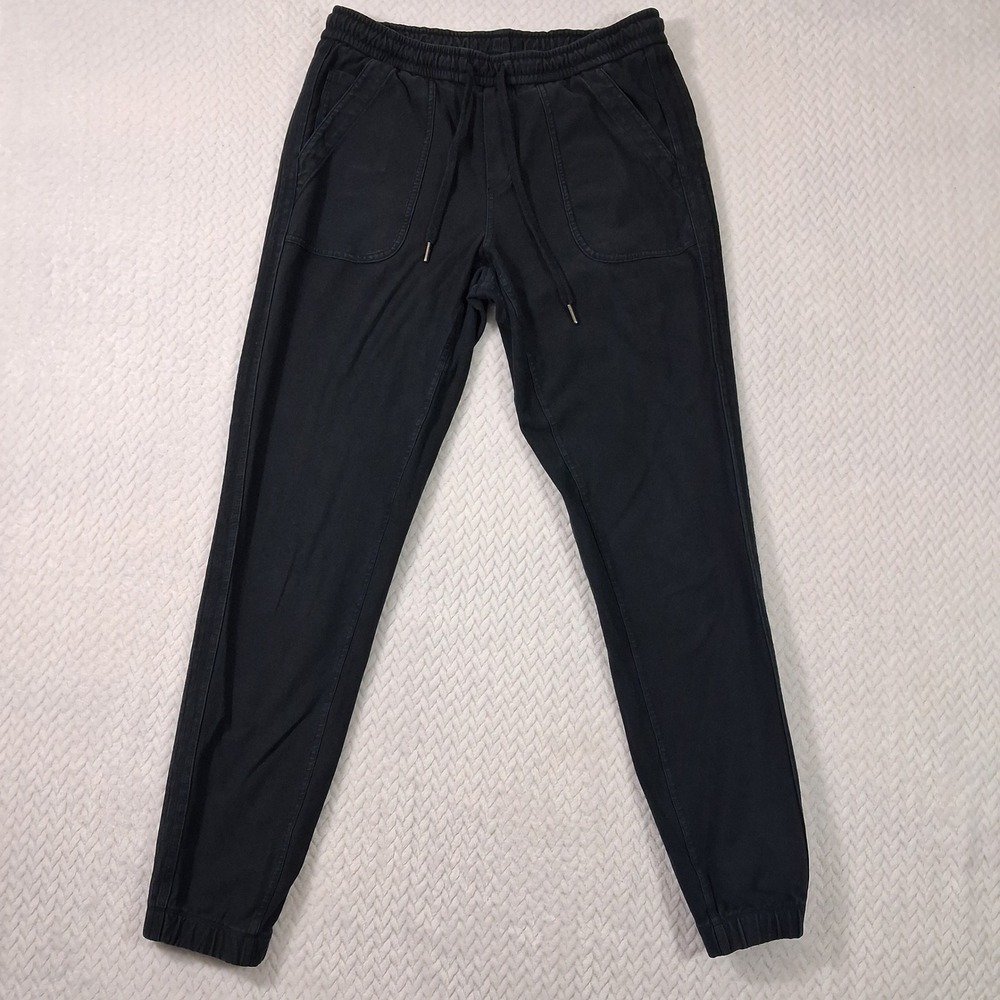 Athleta Farallon Joggers Womens Size 4T Faded Black Elastic Waist Drawstring.